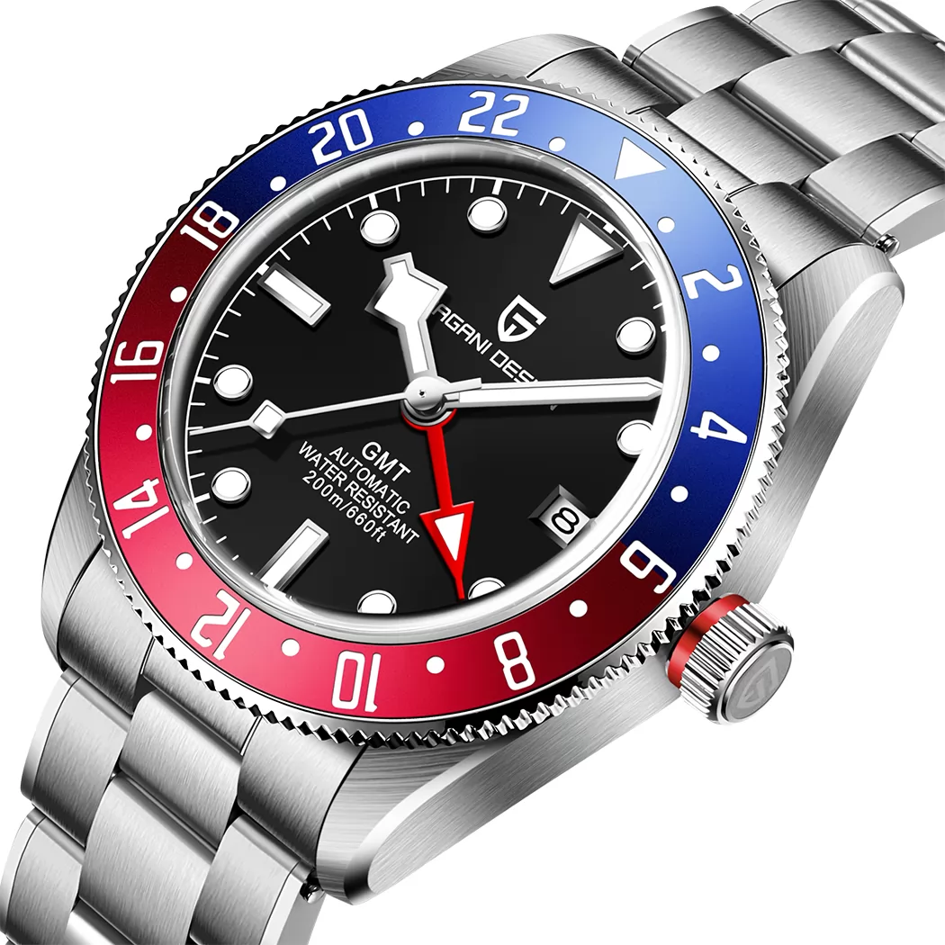 Blue / Red Pagani Black Bay GMT